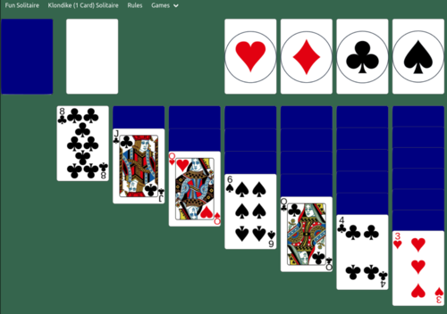 Klondike 1 Card Draw Solitaire Fun Solitaire Game
