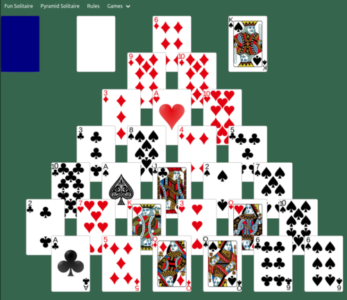 Pyramid Solitaire Card Game Rules