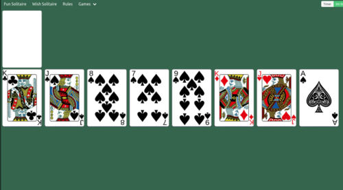 Wish Solitaire Fun Solitaire Game